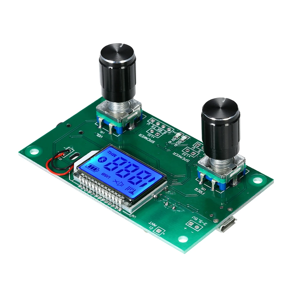

Digital Stereo FM Radio Wireless Receiver Module LCD Advanced DSP and PLL 87~108MHz Supports for serial communication control