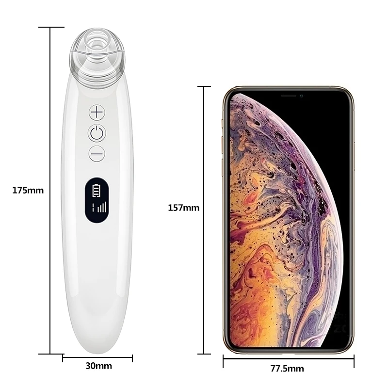 Níveis de Cravo Cuidados com a Pele Rosto Poros Profundos Limpador Acne Espinha Remoção Vácuo Pressão Negativa Facial Diamante Beleza 4 Ponta 6 22 Cheap Utensílios de cuidado facial