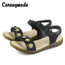 Careaymade-2018 new type of soft genuine leather bottomed toe sandals,pure handemade Sen female literary and artistic sandals Careaymade-2018 new type of soft genuine leather bottomed toe sandals,pure handemade Sen female literary and artistic sandals