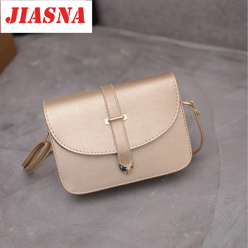 JIASNA font b Bags b font For font b Women b font New Hard PU Lady