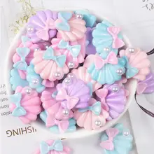 Кабошон из смолы, кавайный бант, оболочка, плоская задняя сторона, украшение, аксессуары для рукоделия, скрапбукинг, рукоделие, украшение