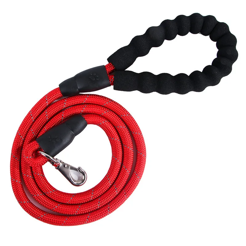 1.3cm Width Pet Dog Leash Nylon Leash 145cm Length Rope Leash For Dog