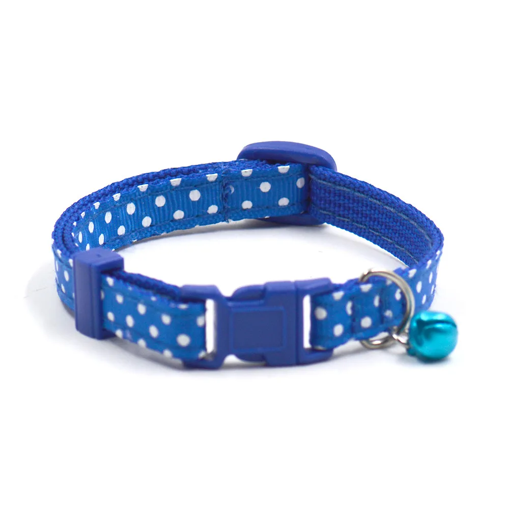 Buy Nylon Adjustable Pet Collar with Bell Small Dog