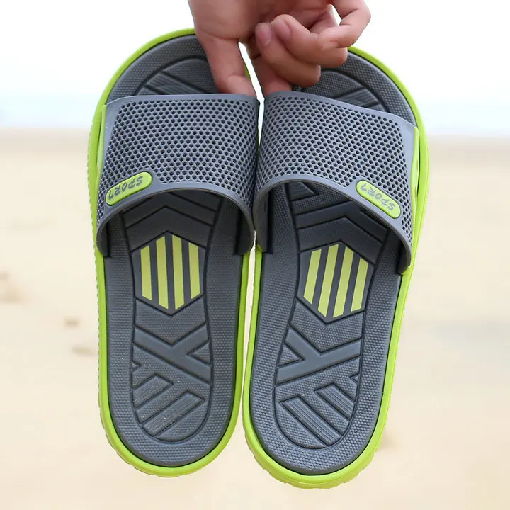 Fashion Beach Slipper Hot Sell Mens Leisure Walk Flip Flops Slide Indoor Outdoor Casual Beach Eva Shoes Slipper For M ( (8)