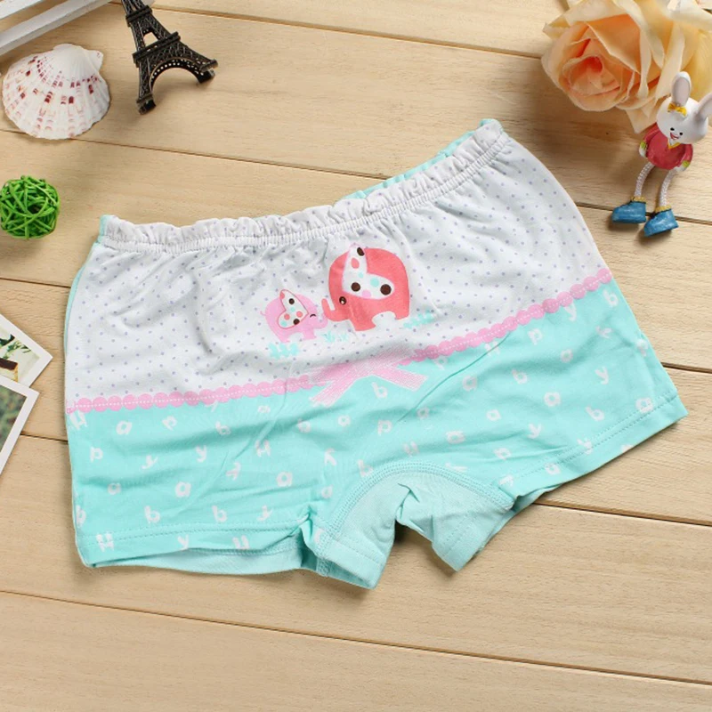 New Children Modal Cotton Panties Girls Cute Cartoon Underwear Boxer Panties For 3-9 Kids Toddlers Briefs Underpants Wholesale