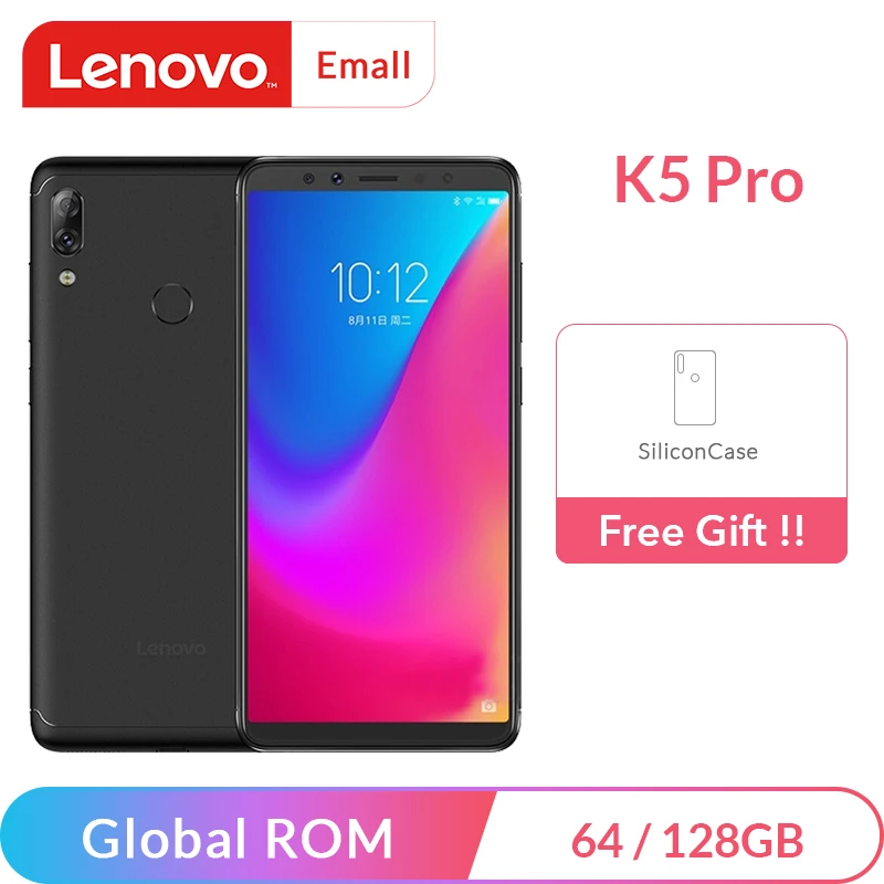 

Lenovo K5 Pro 6GB 64GB/128GB Global Rom Snapdragon 636 Octa Core Smartphone 5.99" Screen 4050mAh Battery 16MP Dual Front Camera