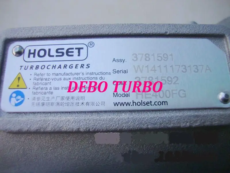 Новый оригинальный Турбокомпрессор HE400FG 3781591 3781592 для двигателя Guangxi CUMMINS L9.3 9.3L 240KW