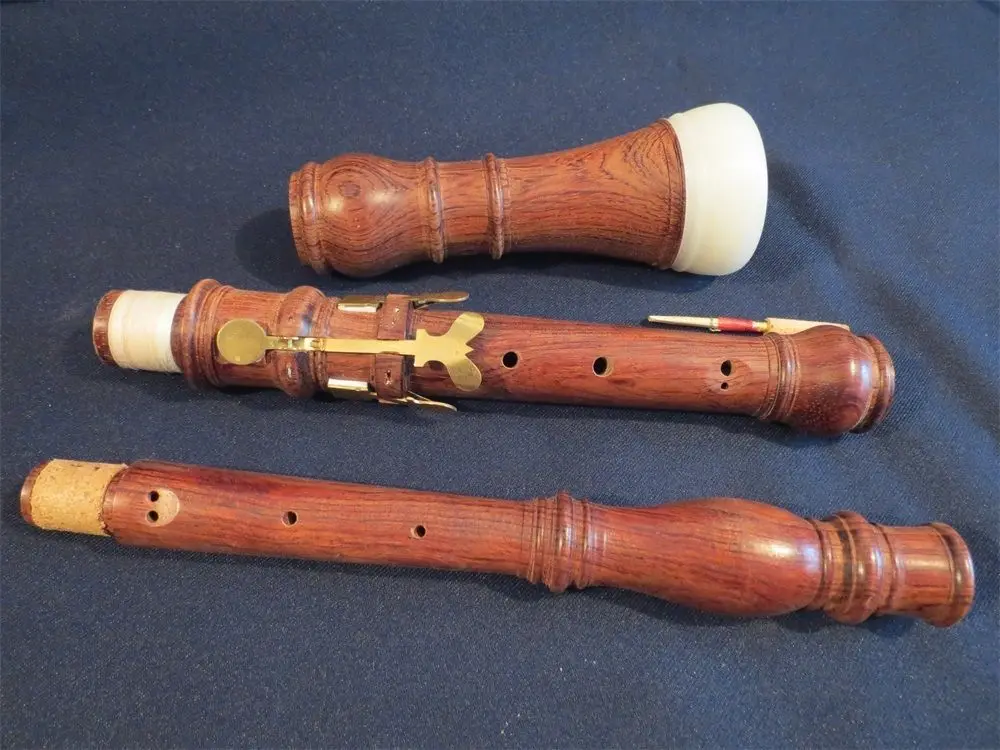 

Brazil rosewood wood Baroque style Oboe A-415HZ, Good sound #12087
