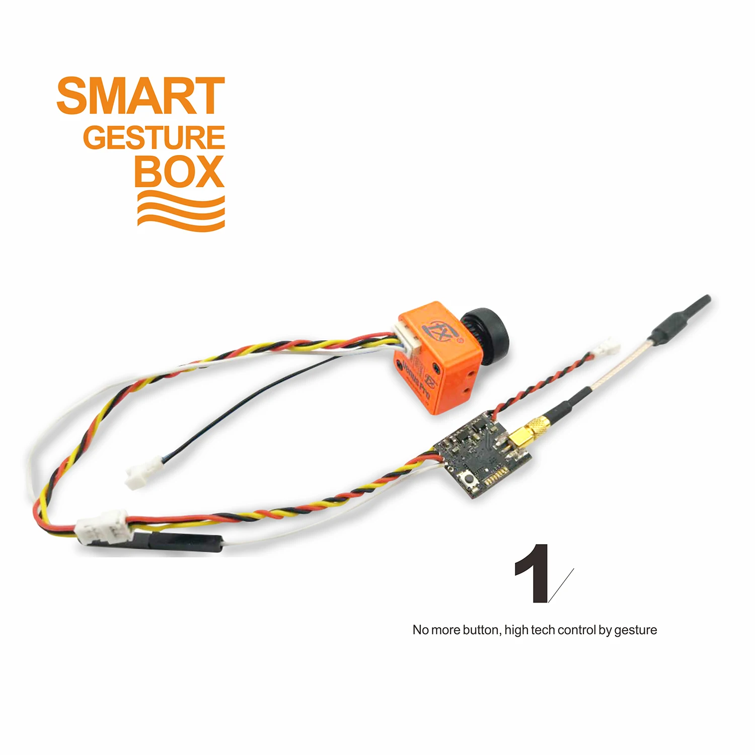 

FXT Smart Gesture Box T82 V2 800TVL FPV Camera With 5.8G VTX FX868T PIT/25/200mW Adjustable For RC Drone FPV Racing