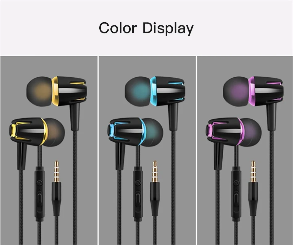 !ACCEZZ In-Ear Earphones With Mic 3.5mm Audio Jack Earphones For Xiaomi Samsung iphone 6 Headset Fone De Ouvido Auriculares MP3 (11)
