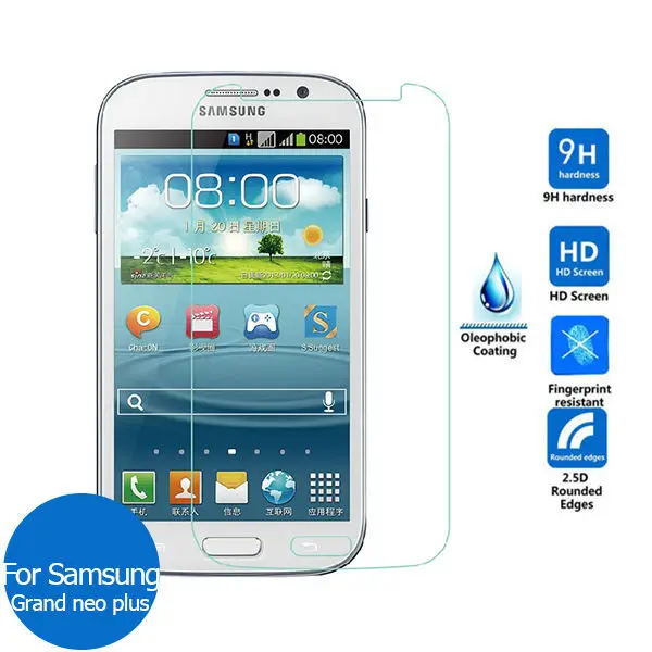Закаленное стекло 9H для Samsung GALAXY Grand Neo Plus оригинальная Взрывозащищенная защитная пленка экрана I9060 I9060I|screen