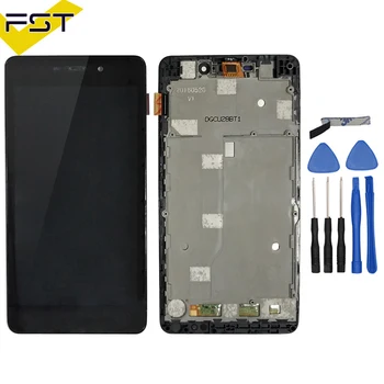 

For Wiko Pulp Fab 4G LCD Display and Touch Screen Assembly Repair With Frame Part Mobile Accessories For Wiko Pulp Fab 4G