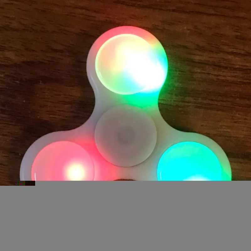 

LED Glowing Fingertip Gyro Toys Fingertip EDC Screw Hand Spinner For Autism and ADHD Stress Relief Focus Anxiety Spinners