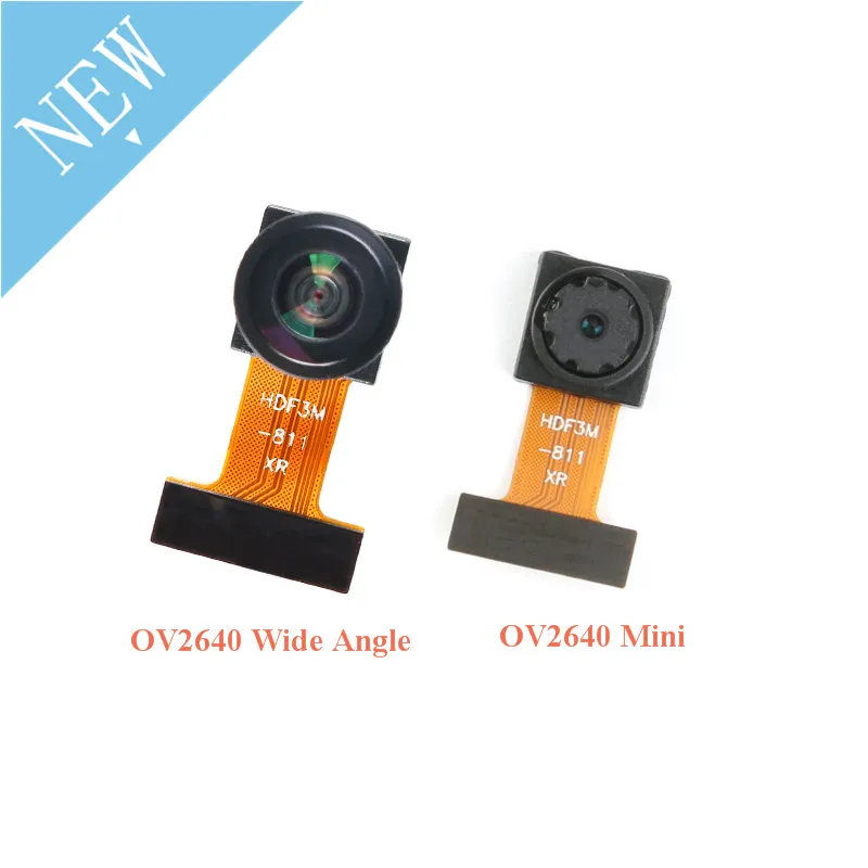 OV2640 Camera Module 1/4 CMOS Image Sensor SCCB Interface JPEG With 140 Degree Wide Angle 200W Lens/Fish-eye Lens For Arduino - Цвет: each type one pc