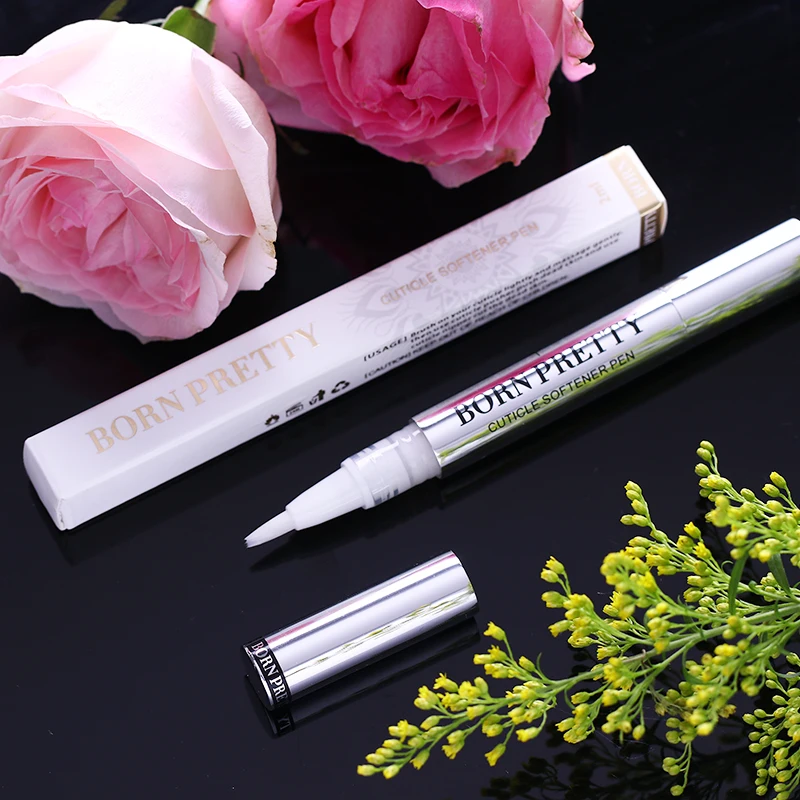BORN PRETTY 1Pc Cuticle Softener Pen Dead Skin Remover Nail Care Exfoliator Oil Nail Art Tool