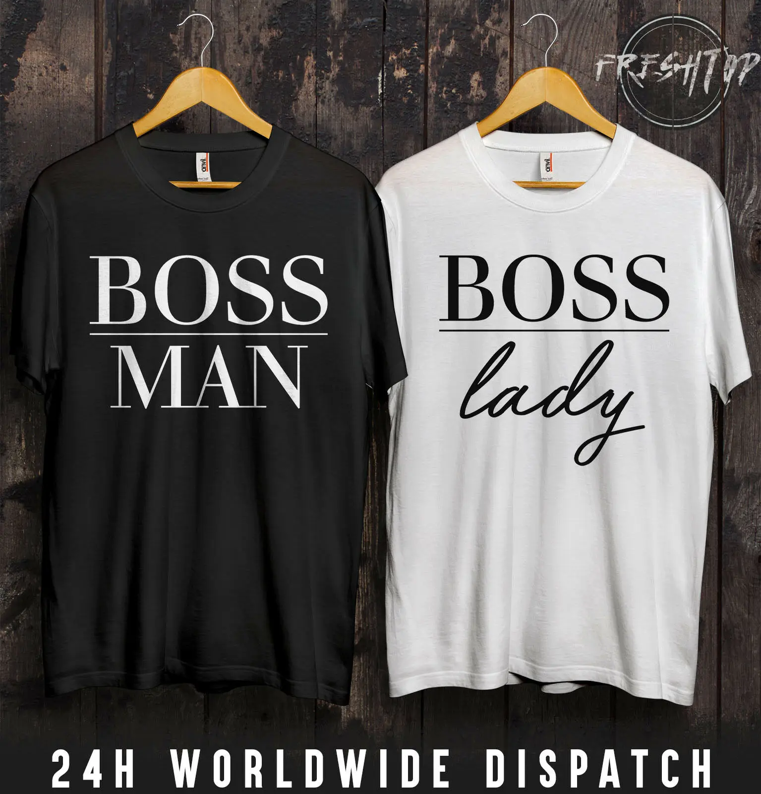 Крутая футболка с надписью Boss Man Lady для пары подруги мужа жены подарка на свадьбу