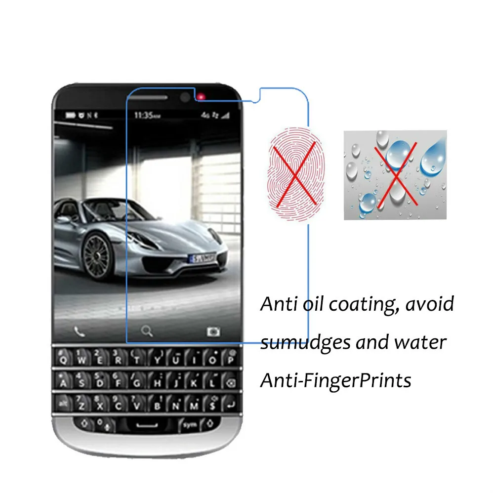 Противоударная мягкая защитная пленка из ТПУ для Blackberry Classic Nano 7H