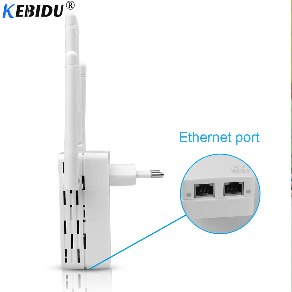 KEBIDU беспроводной 2,4G/5G Wifi ретранслятор двухполосный AC 1200 Мбит/с 4 высокой антенны Усилитель сигнала моста проводной роутер Wi-Fi доступ