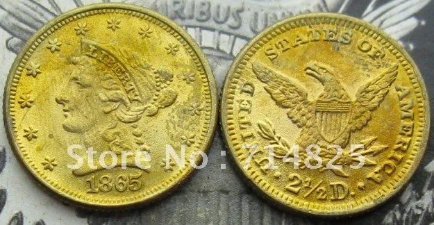Us 18 1865 250 Liberty Quarter Eagle Gold Coins In Non Currency Coins From Home Garden On Aliexpresscom Alibaba Group