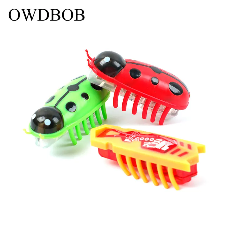 OWDBOB الجدة الحيوانات الأليفة الإلكترونية Hexbug لعبة بطارية تعمل بالطاقة تتحرك بسرعة القط اللعب اللعب مضحك الكلب القط مسلية لعبة تفاعلية