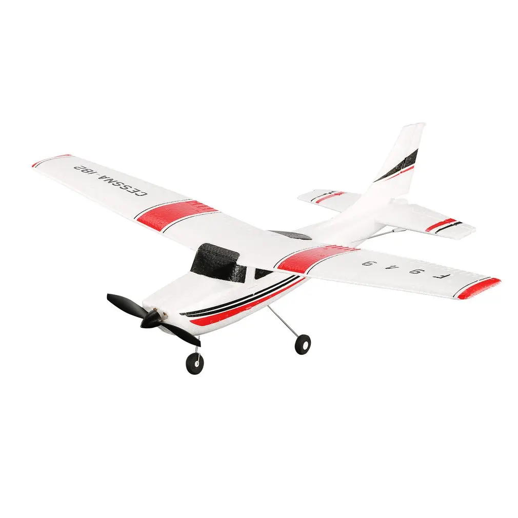 

WLtoys F949 3 Channel 2.4GHz Radio Control RC Airplane Fixed Wing RTF CESSNA-182 Plane Outdoor Drone Toy for Ages 14+ Kids Gift