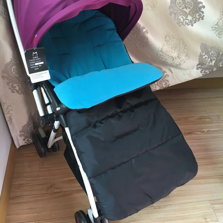 Зимний толстый теплый для детской коляски конверт для новорожденного ножная Крышка для детская коляска инвалидная коляска аксессуары для детской коляски спальный мешок - Цвет: blue