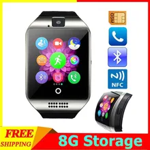 Q18 smart watch mit touchscreen kamera tf karte bluetooth smartwatch für Android IOS Telefon Facebook Twitter PK dz09 gt08 kh88
