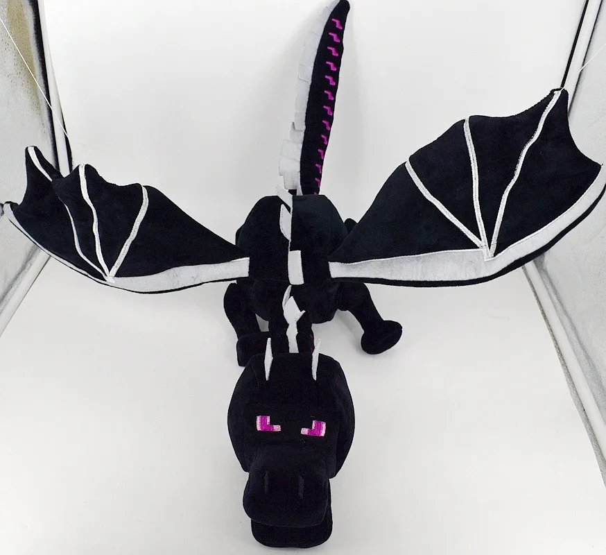60 Cm O Meu Mundo Minecraft Ender Dragon Dragão Brinquedos De Pelúcia Minecraft Minecraft Enderdragon Pp Algodão Macio Preto Minecraft Enderdragon Dragon Plushminecraft Ender Aliexpress