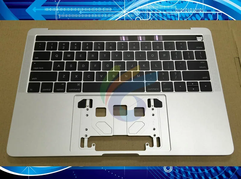 

US Topcase For Macbook Pro Retina 13.3" A1706 Top case with keyboard and keyboard backlight 2016 2017 Silver
