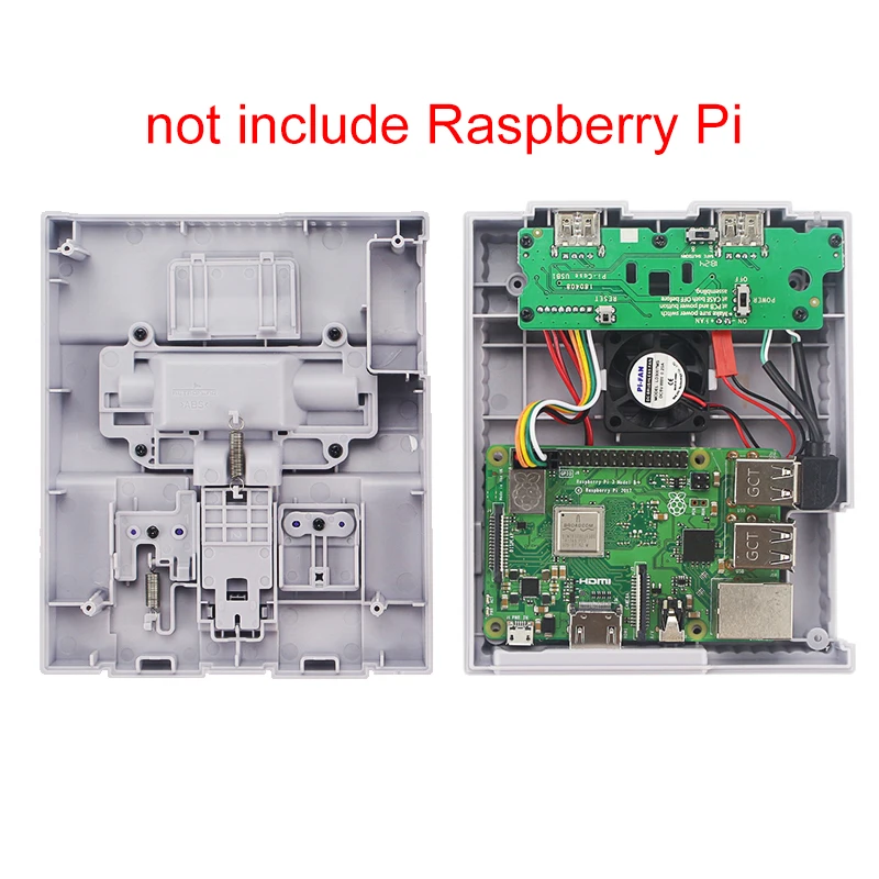 Raspberry Pi SUPERPIE CASEU Retroflag чехол + игровой контроллер + 32 ГБ SD карта + HDMI + 3A переключатель адаптер питания для RPI 3B + B Plus