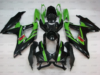 

GSXR 600 08 10 Fairings for Suzuki GSXR750 2008 - 2010 K8 Green Black Fairings GSX-R600 2008 Fairing