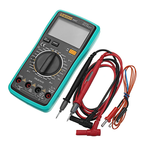 

ZEAST 890C Digital True RMS 2000counts Multimeter Digital Meter AC/DC Current Voltage Frequency Data Hold Multitester