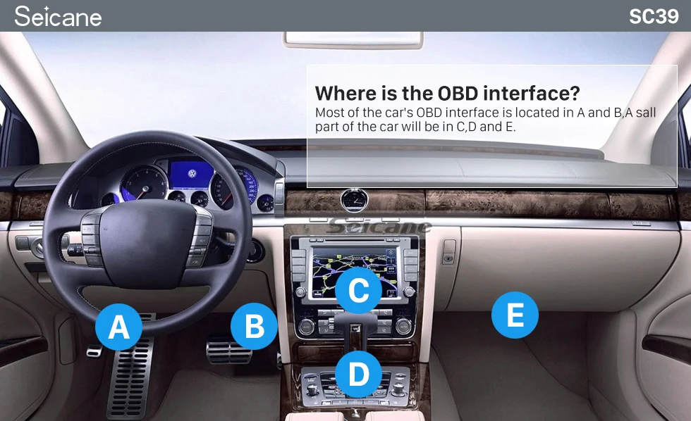 Seicane Высокое качество wifi OBD2/OBDII автоматический диагностический сканер wifi диагностический инструмент для Android автомобильный стерео gps навигатор плеер