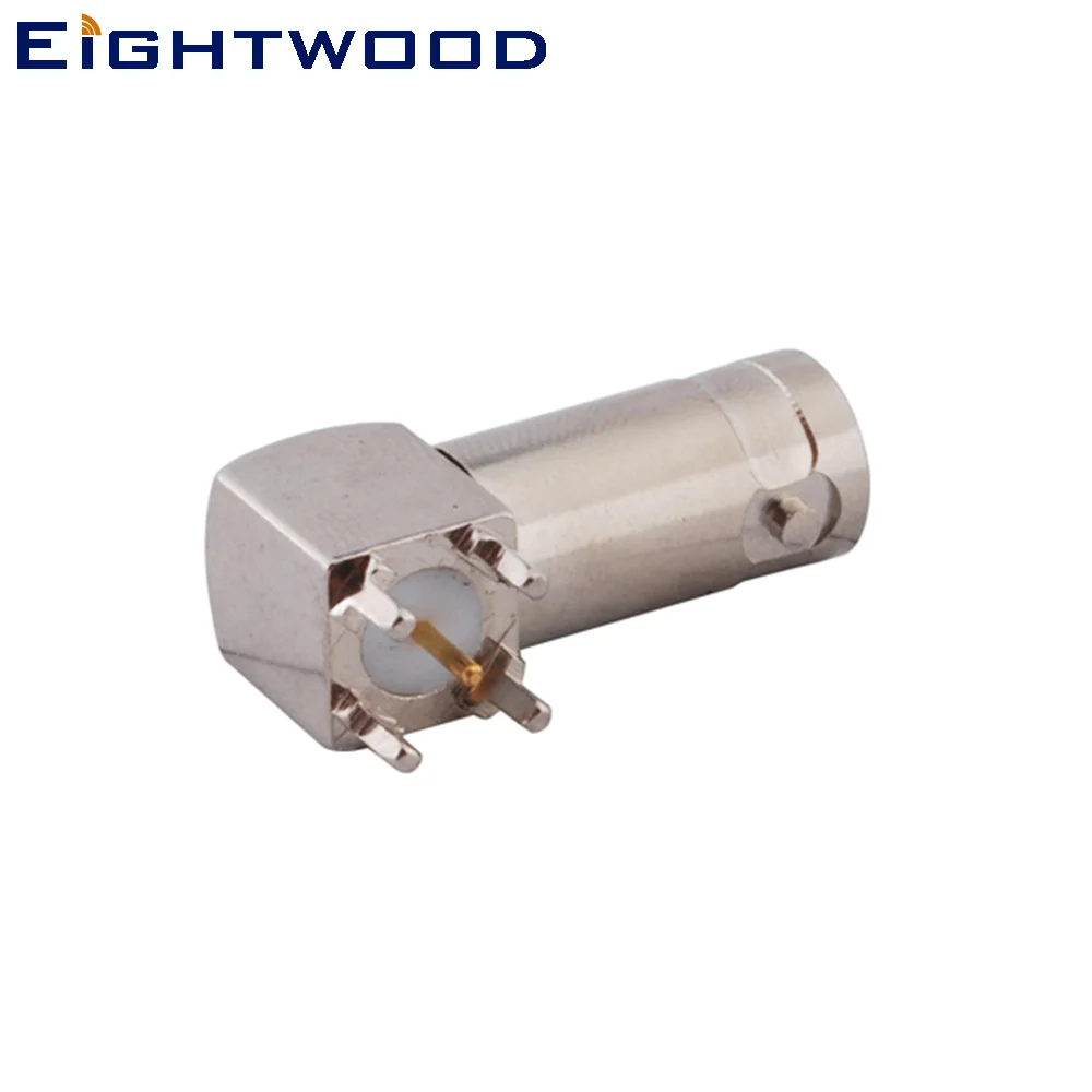

Eightwood RF Coaxial BNC Female PCB Mount Connector Thru Hole Right Angle