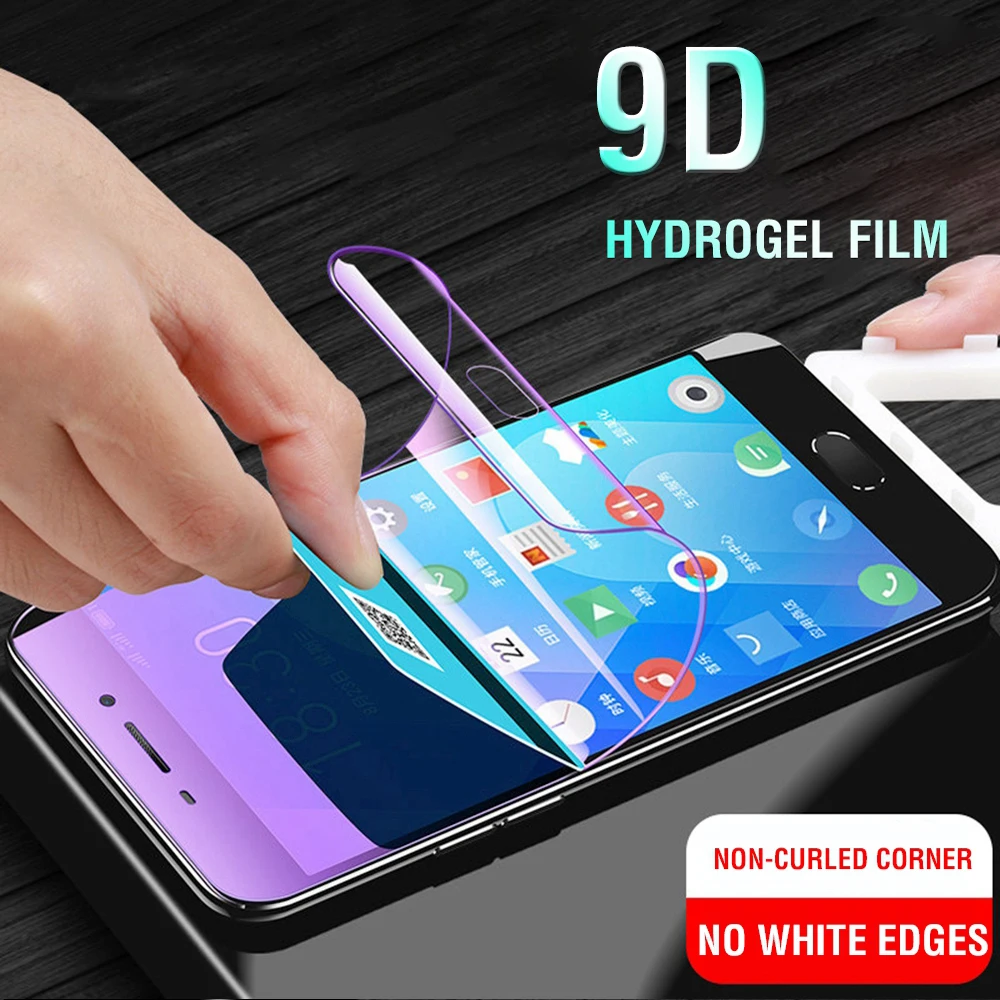 

9D Cover Soft Hydrogel Film For Redmi Note 7 6 Pro Screen Protector Film For Xiaomi Mi 8 Mi 9 SE Lite Mi 6 Mix 3 Max 3 Note 3