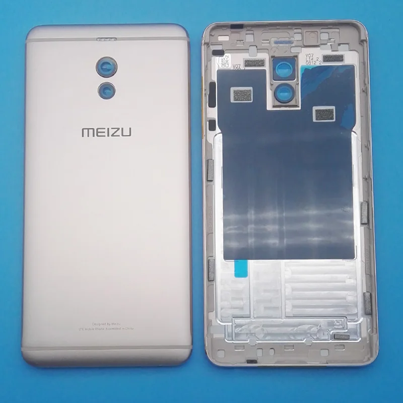 

Replacement battery cover case for Meizu m6 note phone housing case for meilan note 6 without side buttons with free tools