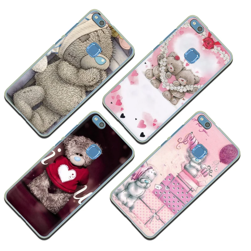 Жесткий пластиковый Чехол Teddy Me To You Bear для телефона Huawei Honor 7X 8X 8C 8A 8 9 10 Lite V20 20 9X Pro 20S