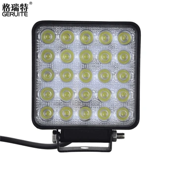 

GERUITE Brand 75W IP67 Car LED Light Bar Work Light Spot Light for Boating Hunting Fishing Daytime Running Lights