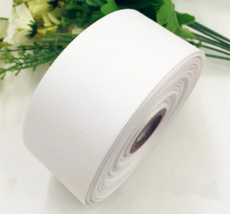 Suoja U PICK(5 ярдов/партия) 25 мм декоративная корсажная лента ручной работы DIY аксессуары для головных уборов Свадебная подарочная упаковка - Цвет: WHITE