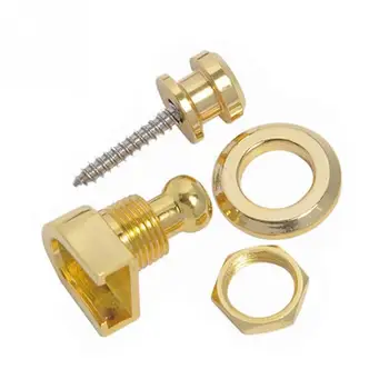 

Guitar Accessories Anti-slip Strap Button Round Chrome Head Locks System Parts for Electric Guitar Bass Guitar Accessories