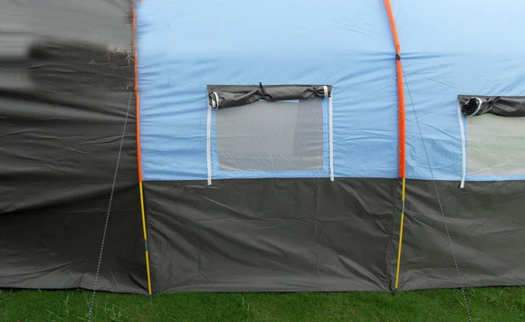 Foldable Portable fiberglass pipe house with two rooms tent sun shelter wigwam for show camping store warehouse Exhibition (2)