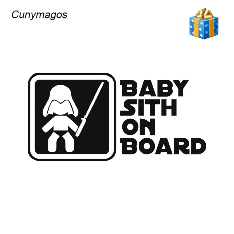 Cunymagos BABY SITH на борту Звездные войны авто Стайлинг наклейка креативный виниловый