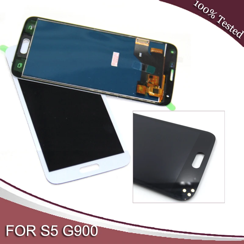 Дисплей совместим с Samsung S5 G900 G900F дисплей экран для Galaxy SM-G900 ЖК-дисплей сенсорный
