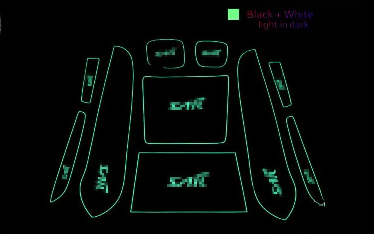 Per Chevrolet Sail 2010-2013 Tappetino Per Auto/Pad Accessori Per Auto Antiscivolo Lhd Dm-132 3 Colori 10 Pezzi Automatico At Gate Slot Gomma