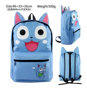 

High-Q Unisex Anime NEW fashion anime fairy tail bACKPACK Cartoon Happy cosplay preppy style backpack