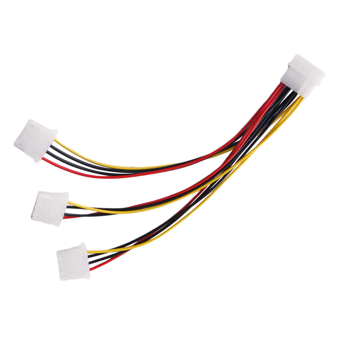 Высококачественные 4Pin IDE Кабели питания HY1578 4 Pin Molex Male к 3 портам Female разветвитель