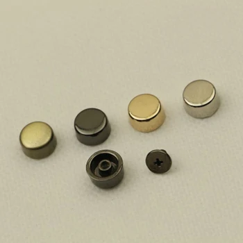 

10Pcs /packs Bottom studs rivets for Leather Buttons Screw for Clothes Shoes Bags Hardware Belt Accessories for Bag Feet Screw