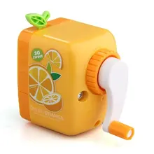 И горячий оранжевый карандаш точилка ручной кривошипный ручной настольный школьный канцелярский детский