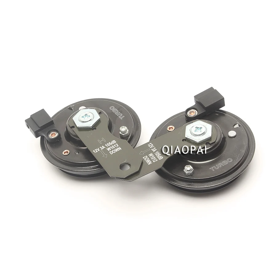  Electr Disc Horn Loudspeaker 12V Bass Car Siren Speaker 105db Sound Claxon Horn for Toyota Car Horn