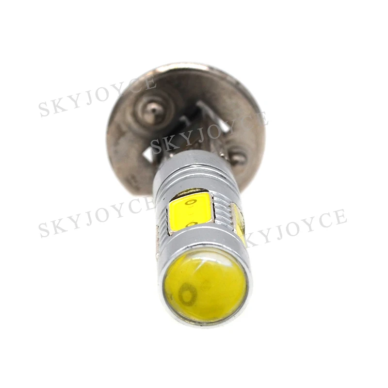 1 Pair Super Bright 12V 7.5W H1 LED Fog Lamp H3 H7 H11 9005 9006 880 881 White Yellow COB Auto Car Headlight LED Fog Bulb Lamp (1)